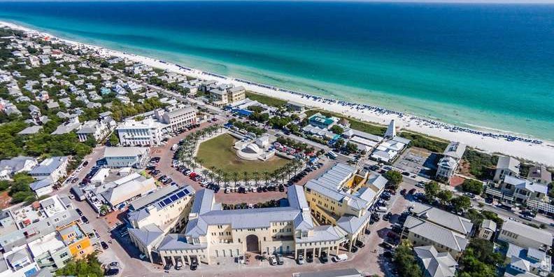 Seaside aerial